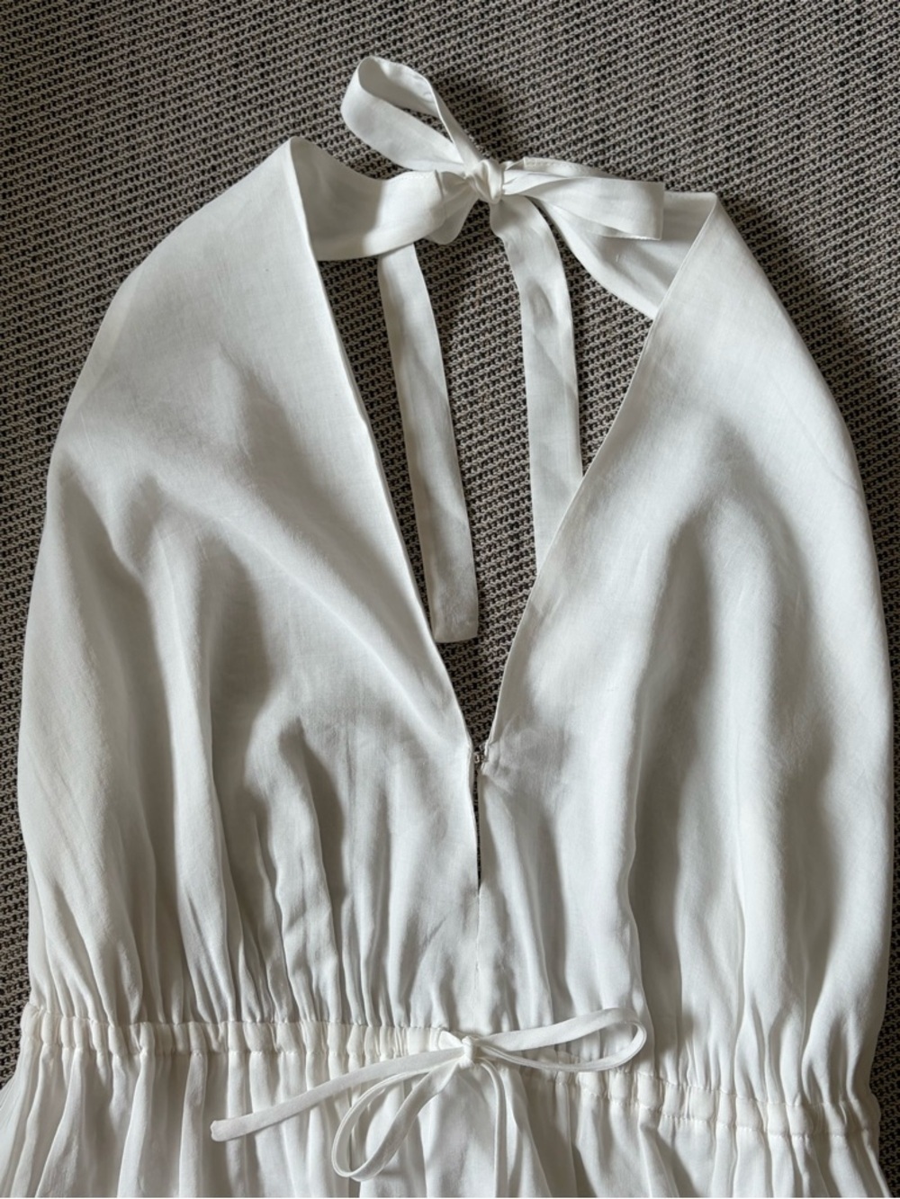 NEW Reformation Kiran Maxi Halter Dress White | US 2 UK 6 - Picture 9 of 14